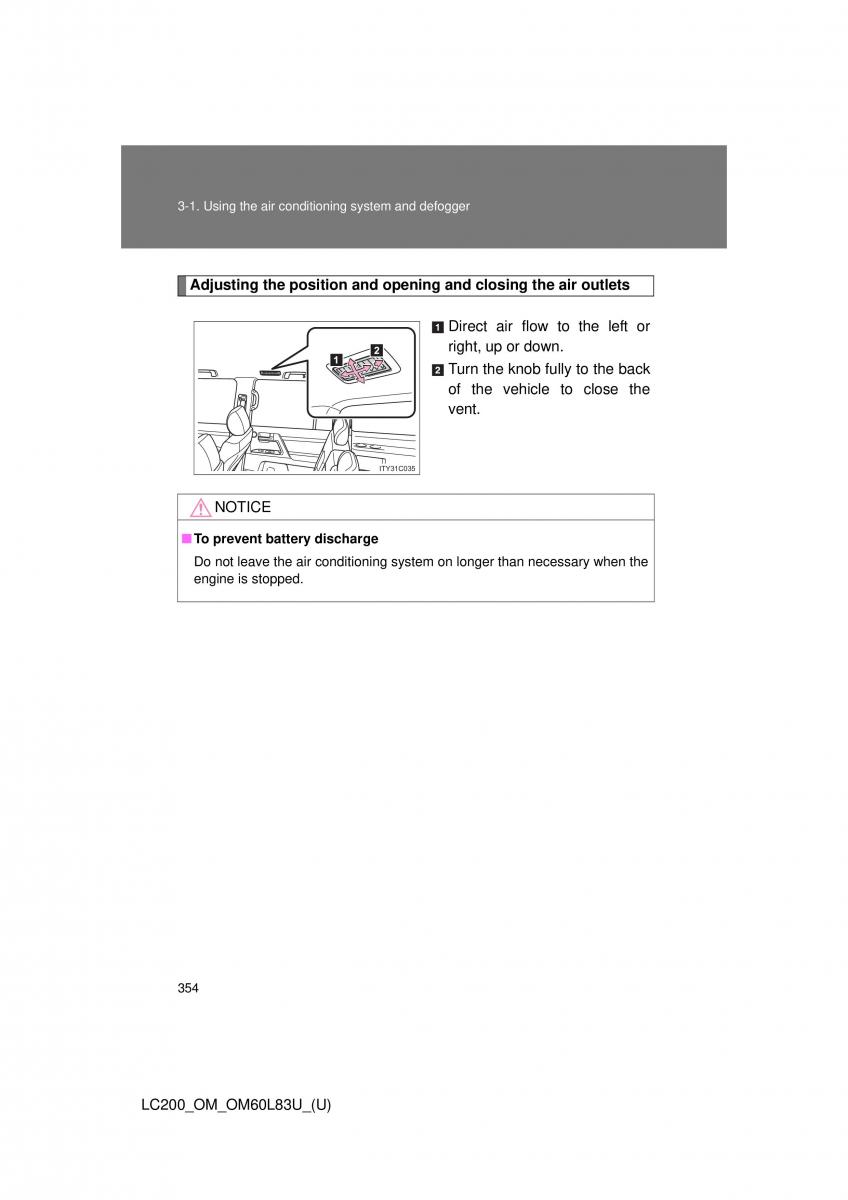 Toyota Land Cruiser J200 owners manual / page 354