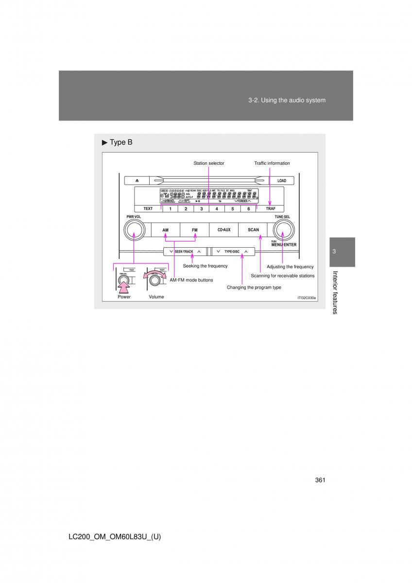 Toyota Land Cruiser J200 owners manual / page 361