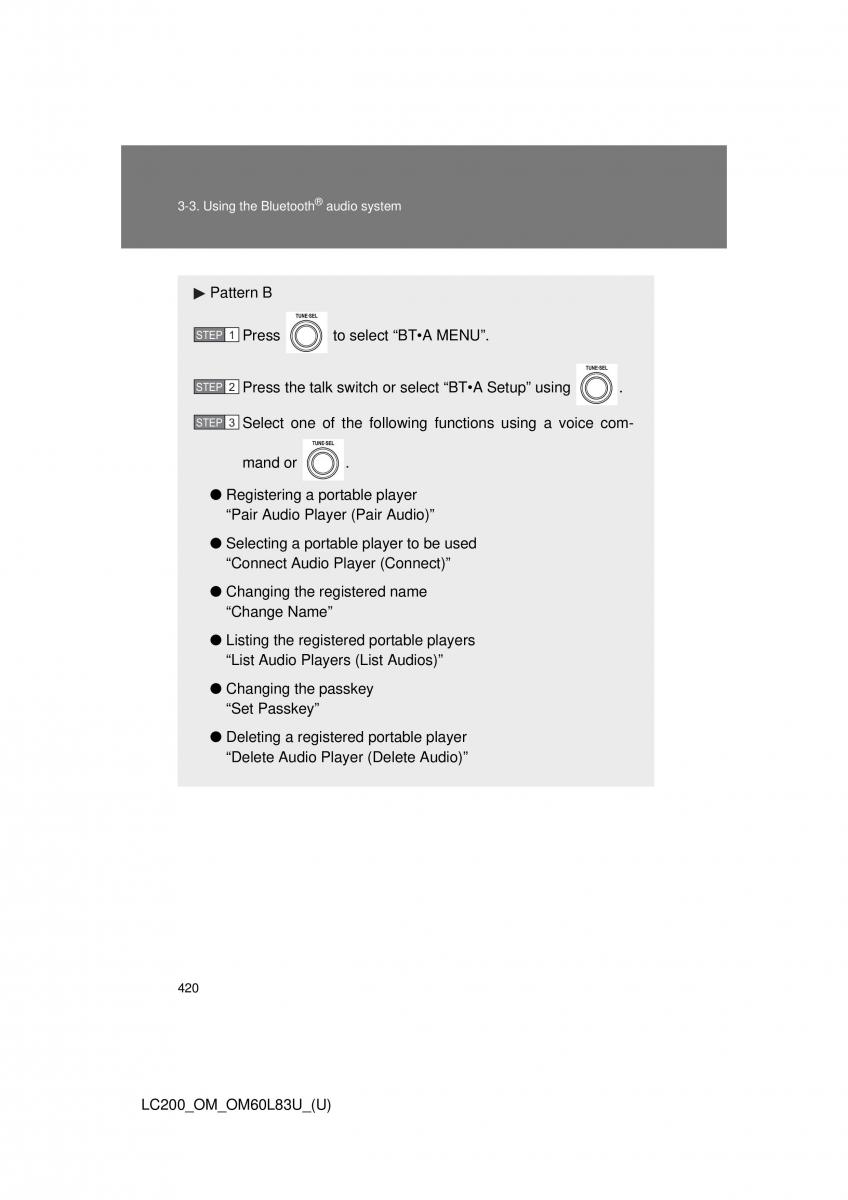 Toyota Land Cruiser J200 owners manual / page 420