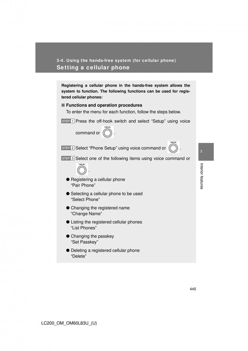 Toyota Land Cruiser J200 owners manual / page 445