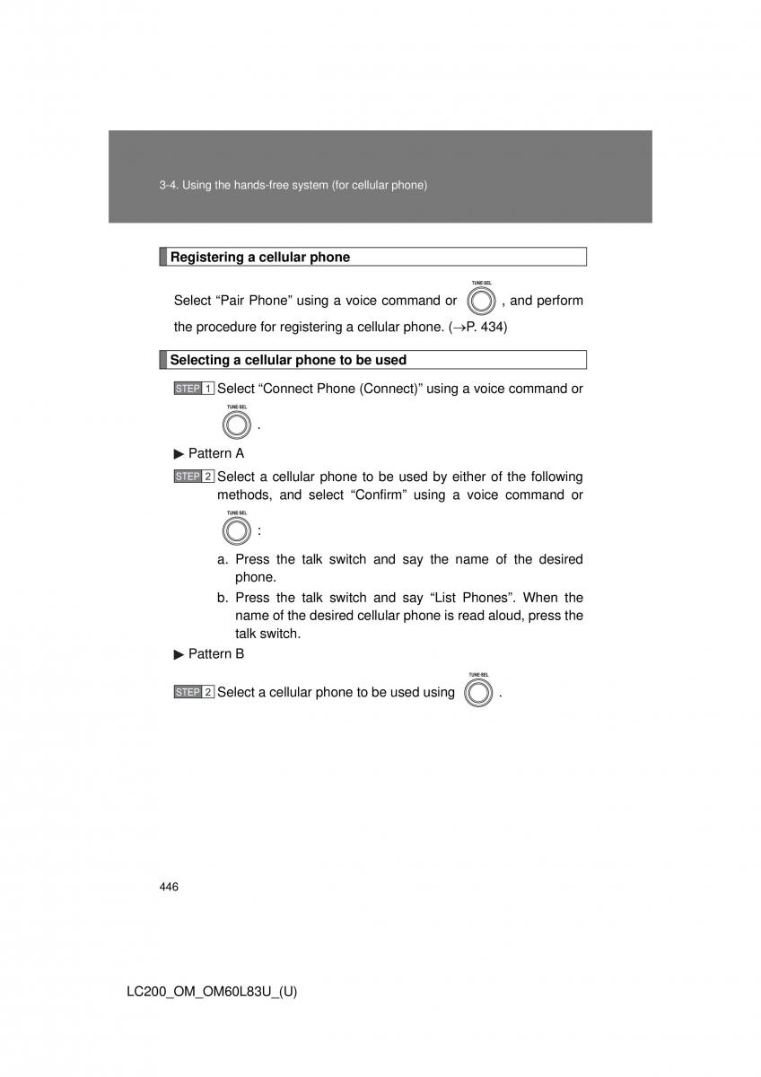 Toyota Land Cruiser J200 owners manual / page 446