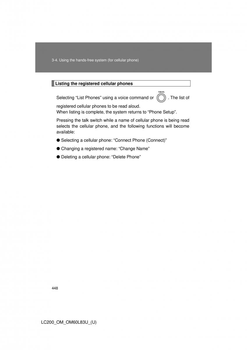 Toyota Land Cruiser J200 owners manual / page 448