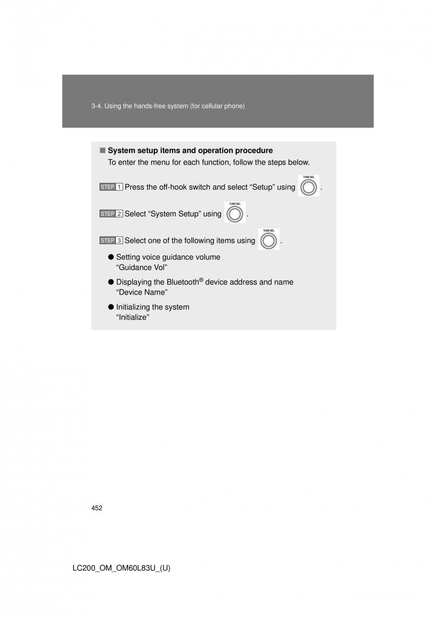 Toyota Land Cruiser J200 owners manual / page 452