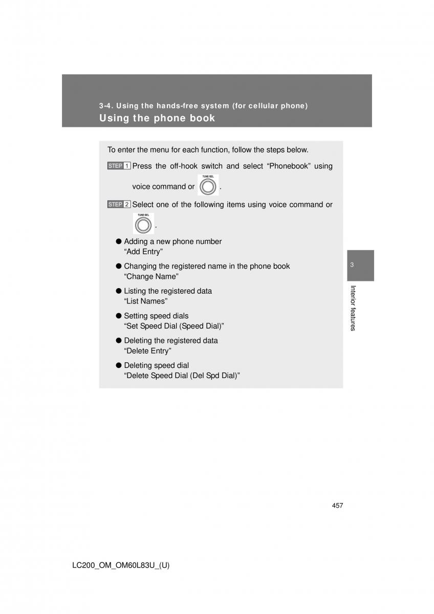 Toyota Land Cruiser J200 owners manual / page 457