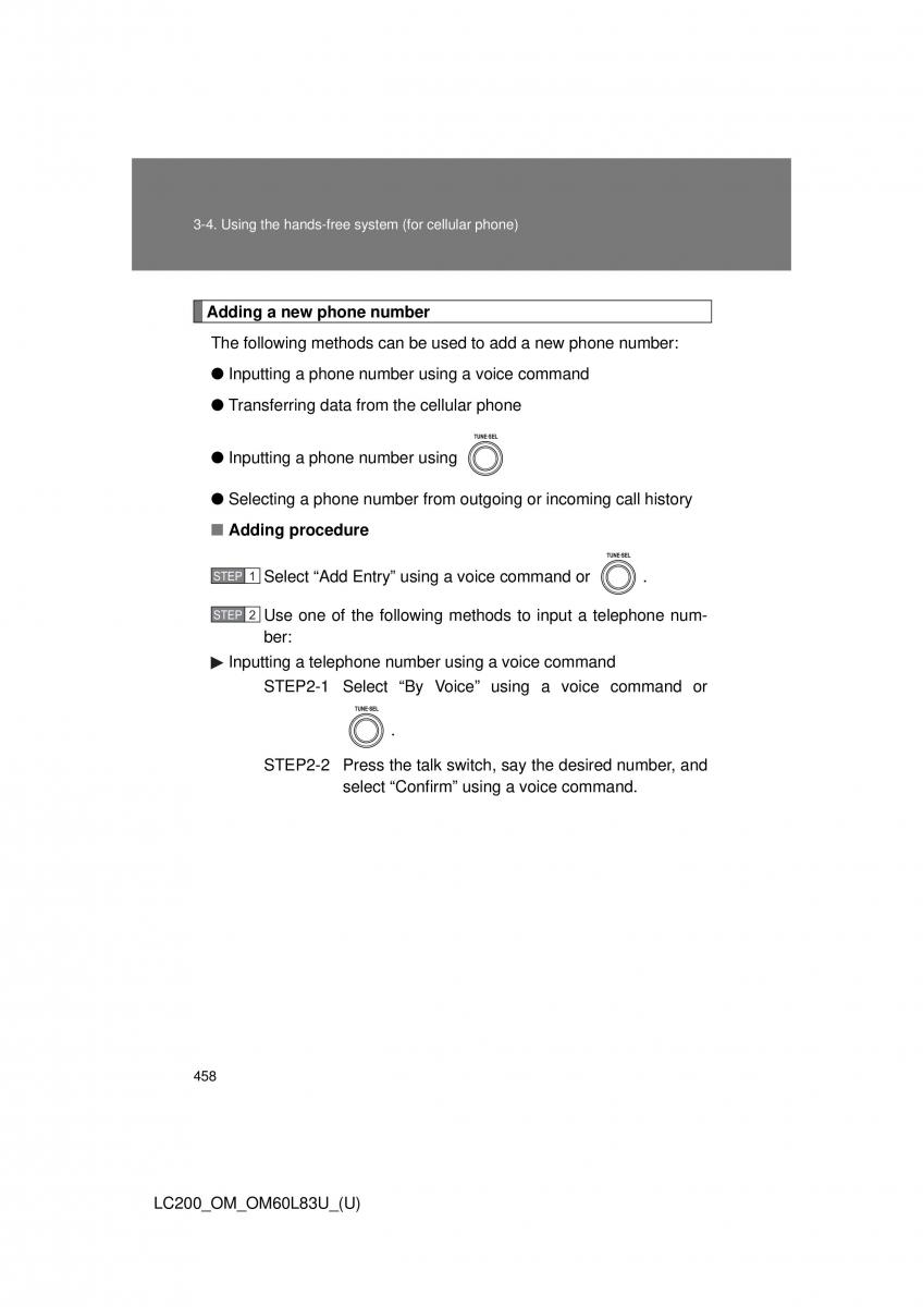 Toyota Land Cruiser J200 owners manual / page 458