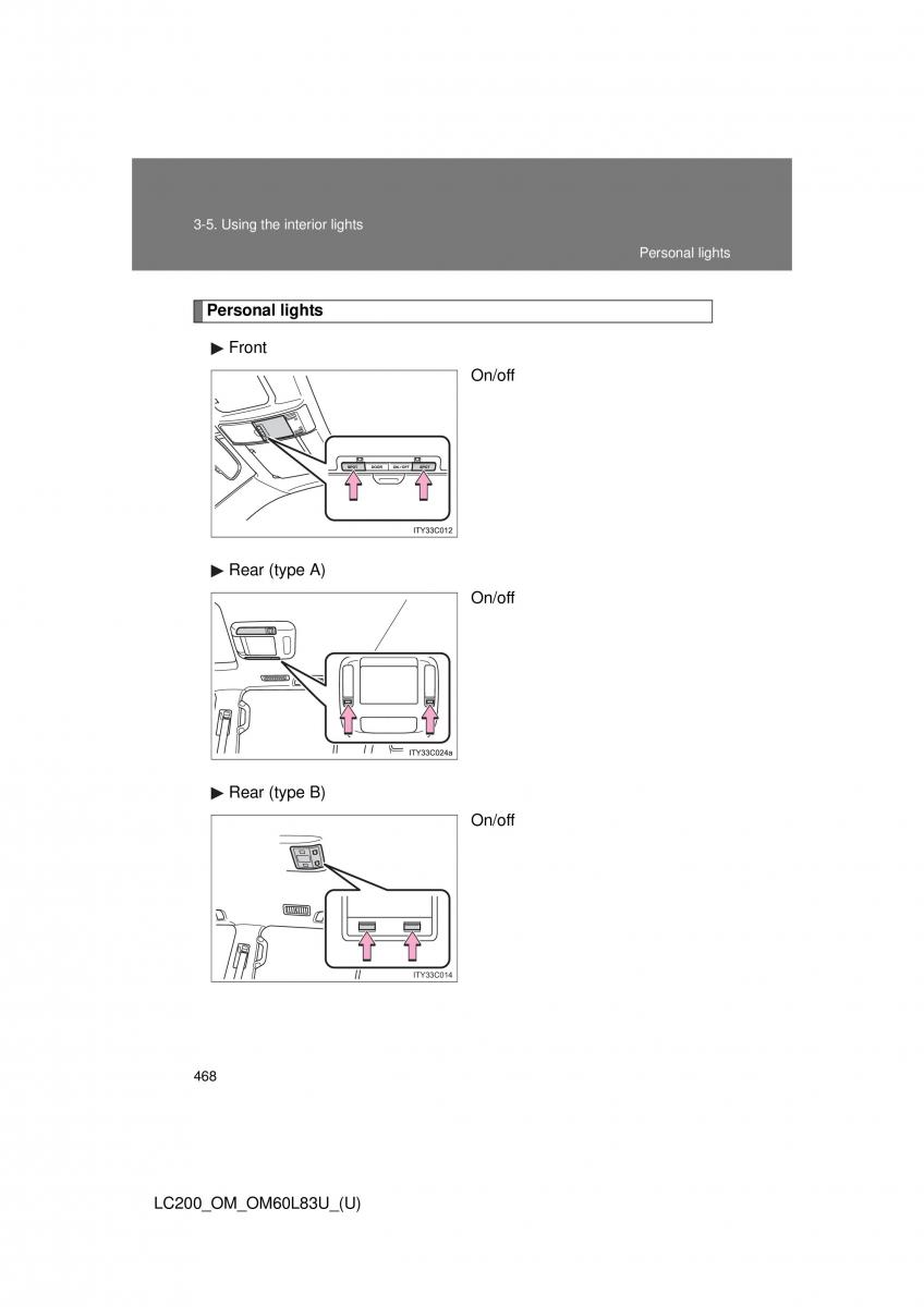 Toyota Land Cruiser J200 owners manual / page 468