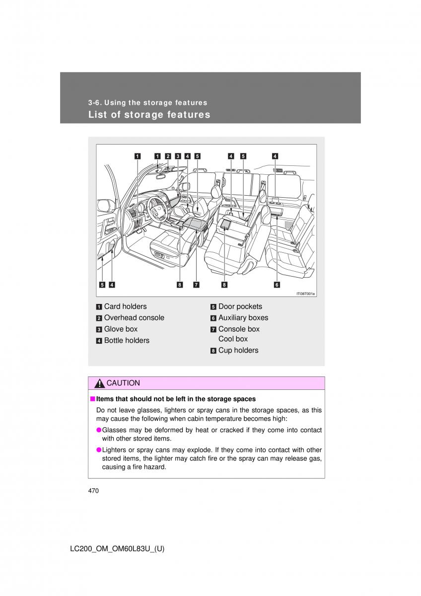 Toyota Land Cruiser J200 owners manual / page 470