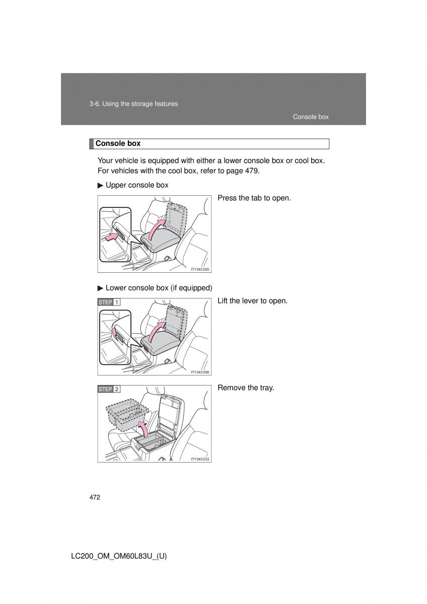 Toyota Land Cruiser J200 owners manual / page 472