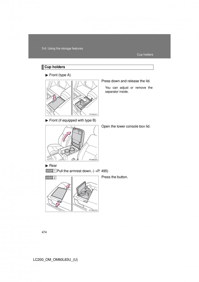 Toyota Land Cruiser J200 owners manual / page 474