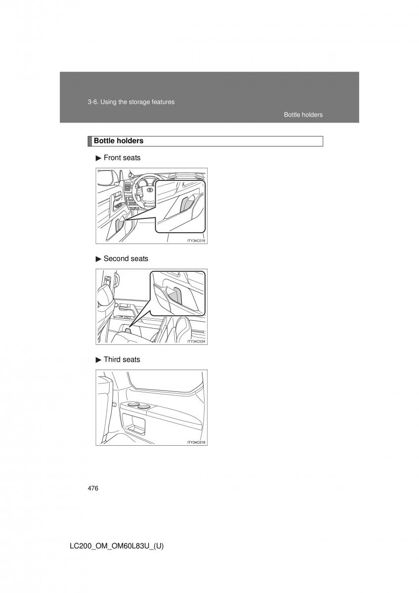 Toyota Land Cruiser J200 owners manual / page 476