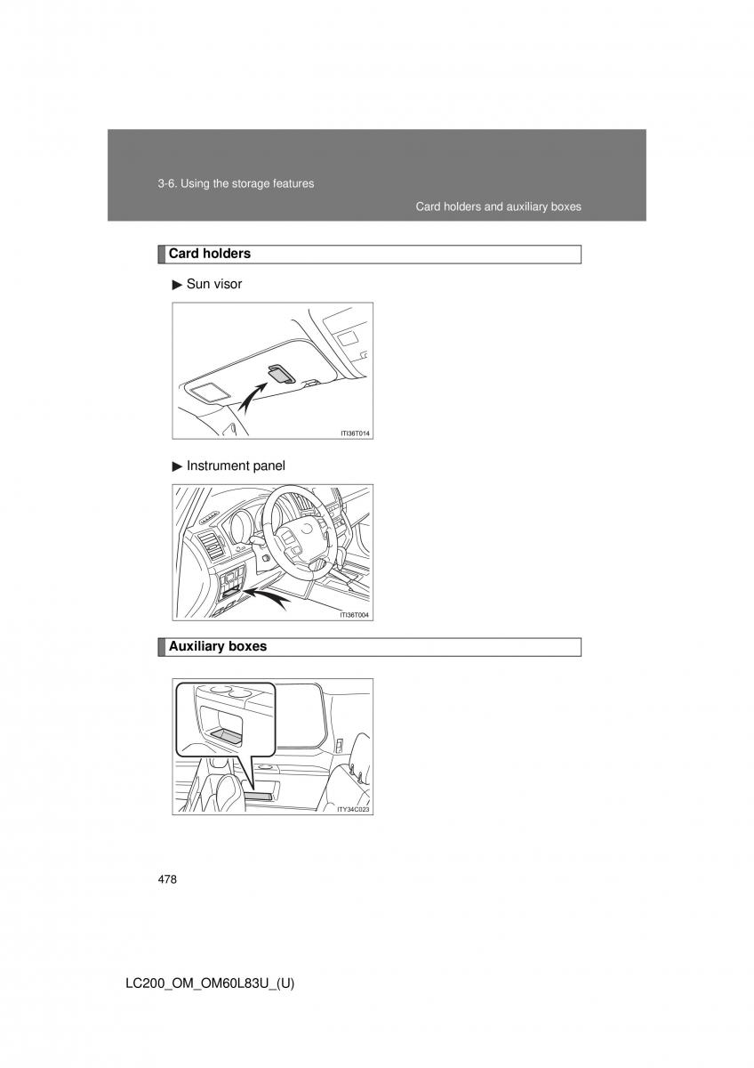 Toyota Land Cruiser J200 owners manual / page 478