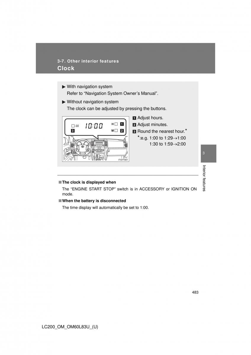 Toyota Land Cruiser J200 owners manual / page 483