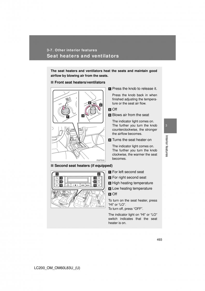 Toyota Land Cruiser J200 owners manual / page 493