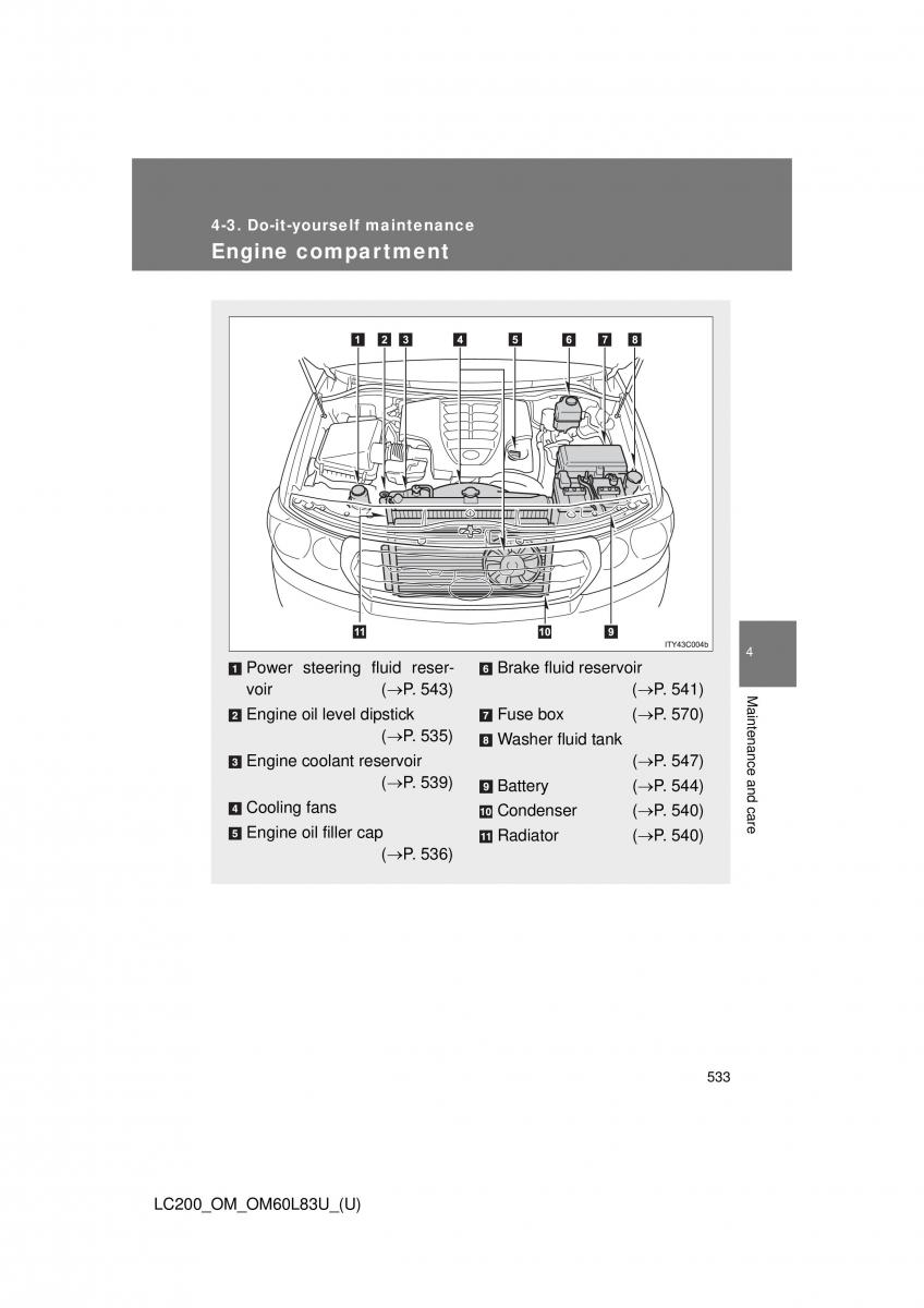 Toyota Land Cruiser J200 owners manual / page 533