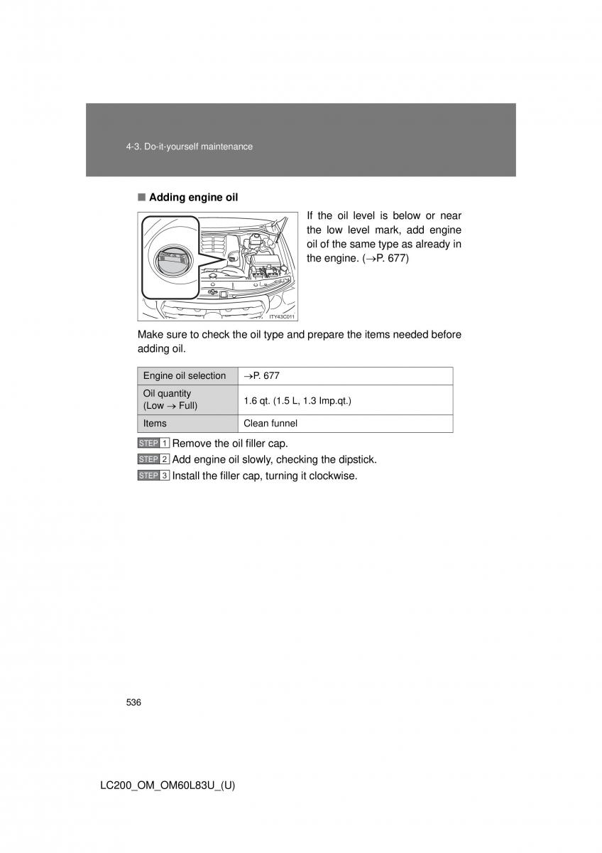 Toyota Land Cruiser J200 owners manual / page 536