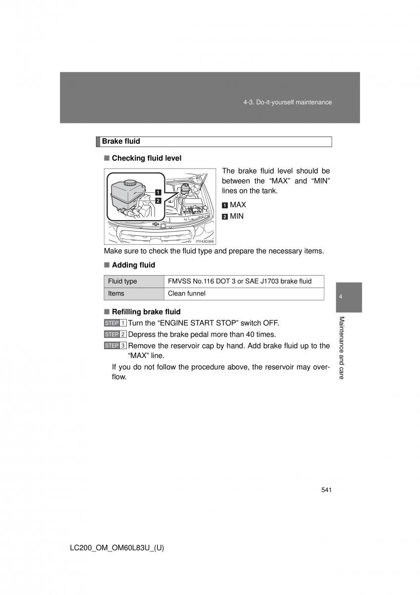 Toyota Land Cruiser J200 owners manual / page 541