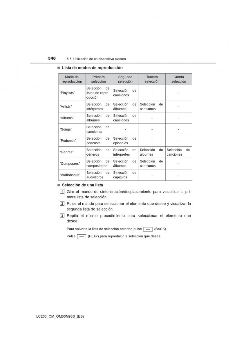 Toyota Land Cruiser J200 manual del propietario / page 548