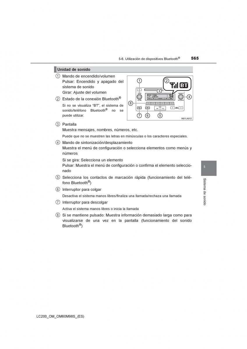 Toyota Land Cruiser J200 manual del propietario / page 565