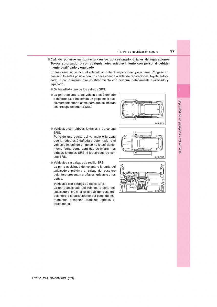 Toyota Land Cruiser J200 manual del propietario / page 57