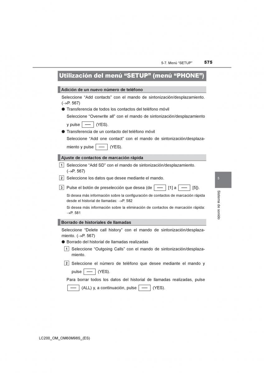 Toyota Land Cruiser J200 manual del propietario / page 575