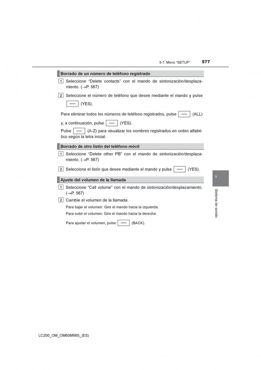 Toyota Land Cruiser J200 manual del propietario / page 577