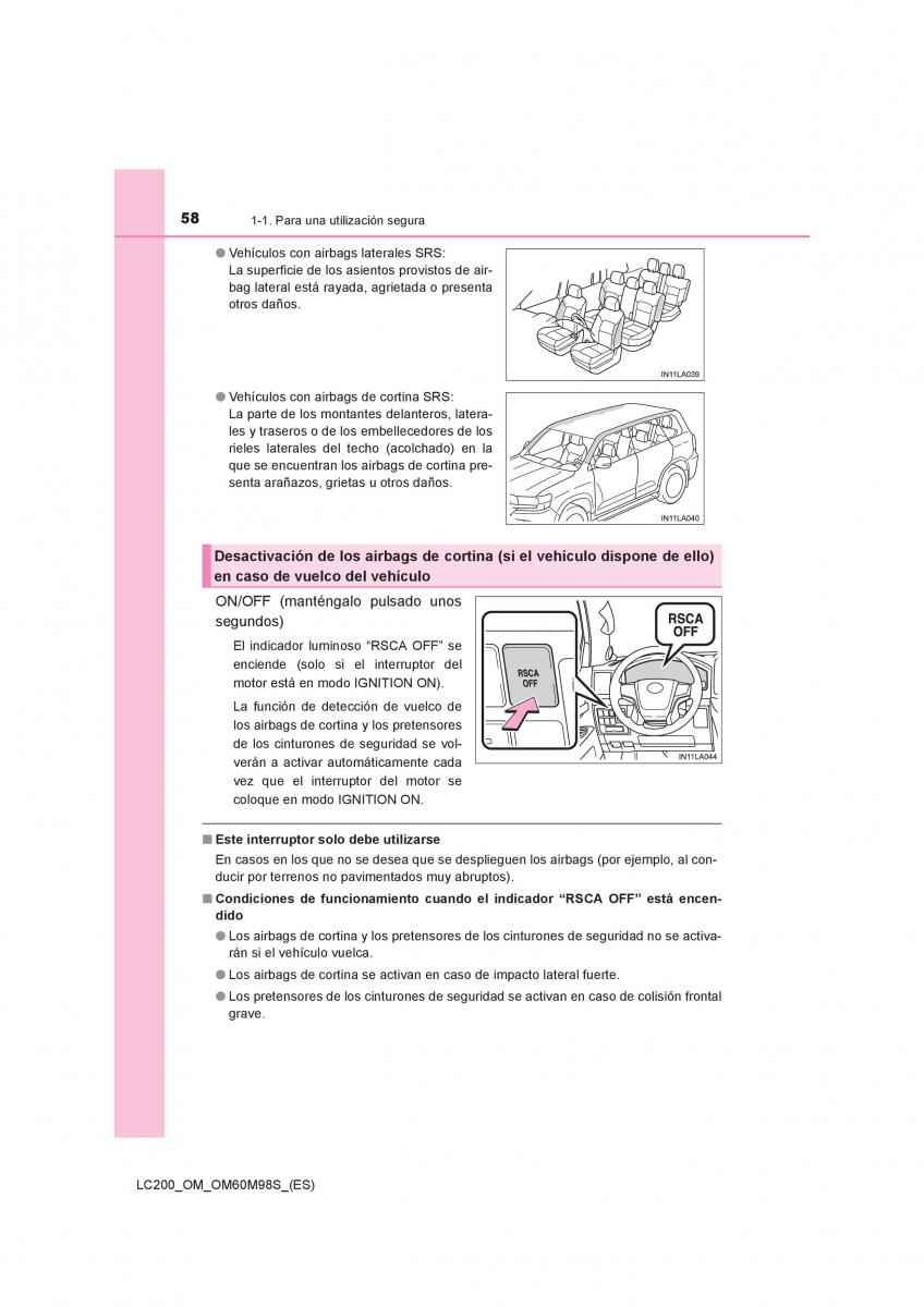 Toyota Land Cruiser J200 manual del propietario / page 58