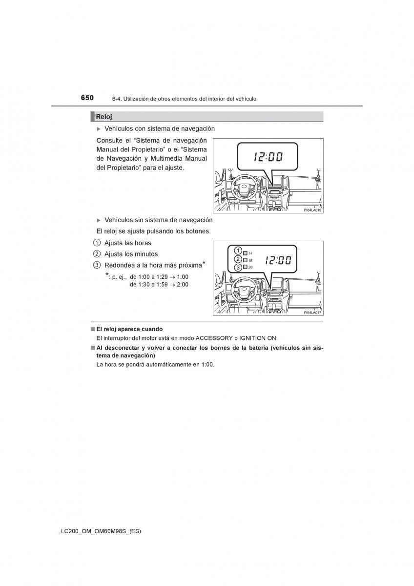 Toyota Land Cruiser J200 manual del propietario / page 650