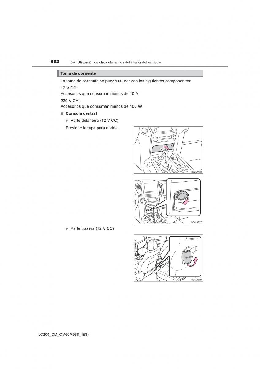 Toyota Land Cruiser J200 manual del propietario / page 652