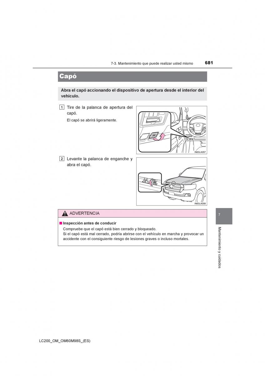 Toyota Land Cruiser J200 manual del propietario / page 681