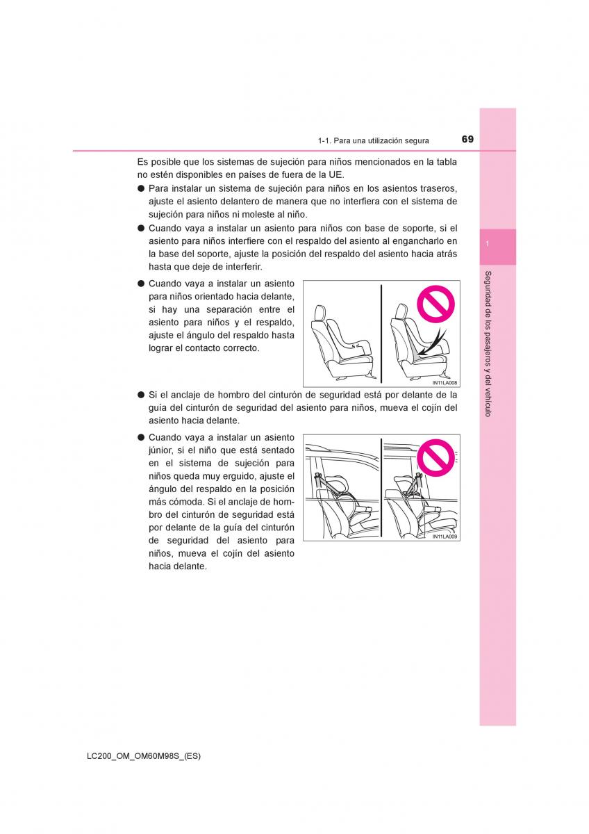 Toyota Land Cruiser J200 manual del propietario / page 69