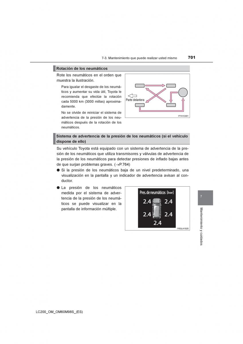 Toyota Land Cruiser J200 manual del propietario / page 701