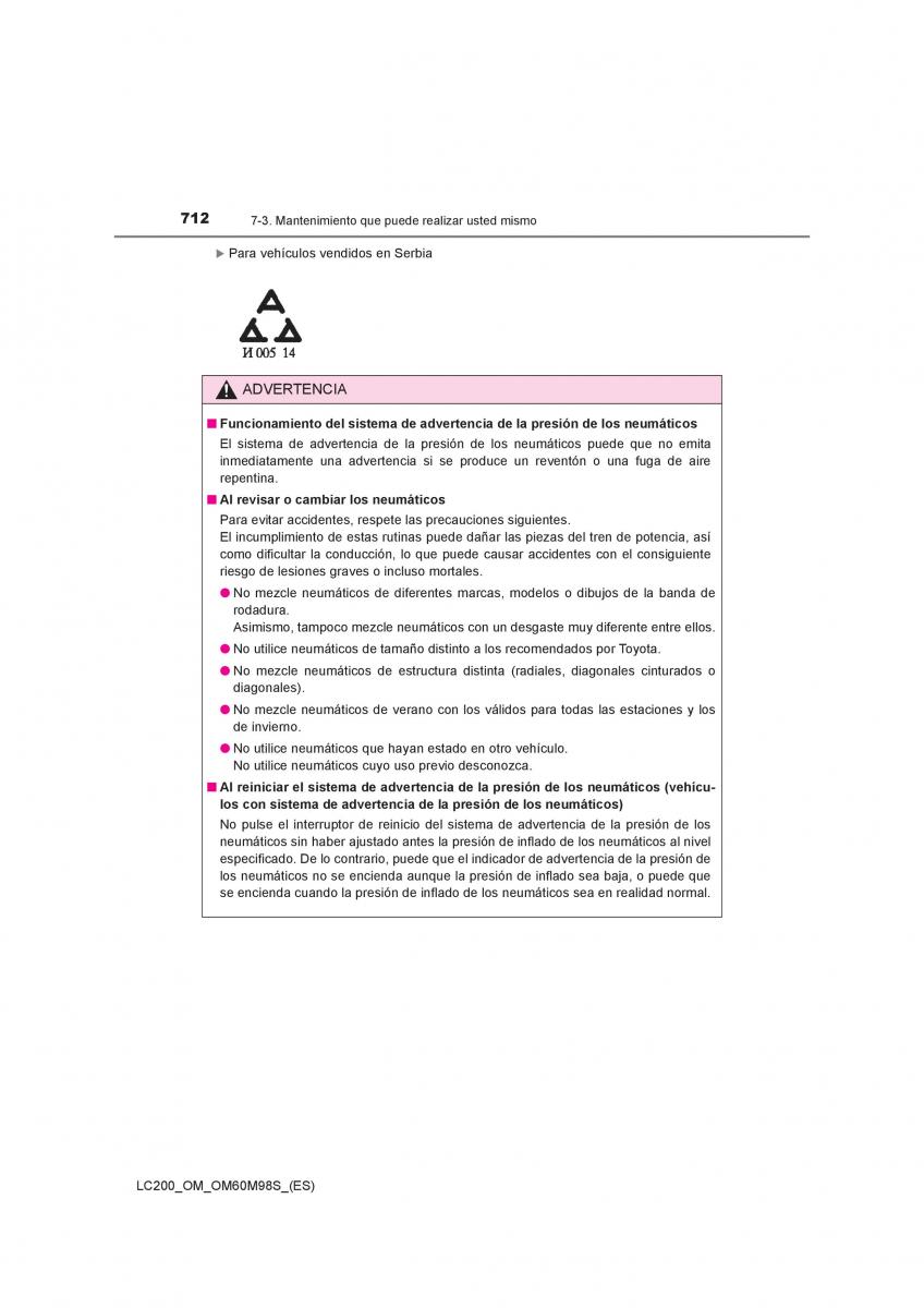 Toyota Land Cruiser J200 manual del propietario / page 712