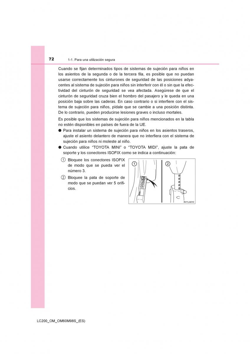 Toyota Land Cruiser J200 manual del propietario / page 72