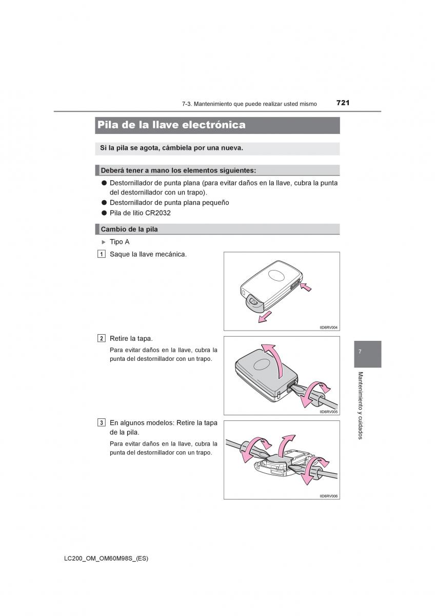 Toyota Land Cruiser J200 manual del propietario / page 721