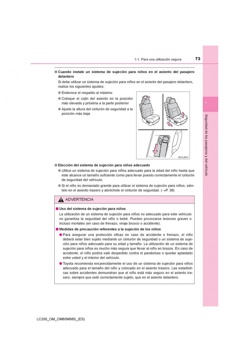 Toyota Land Cruiser J200 manual del propietario / page 73