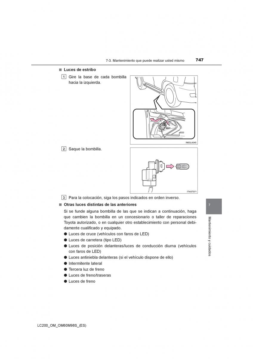 Toyota Land Cruiser J200 manual del propietario / page 747