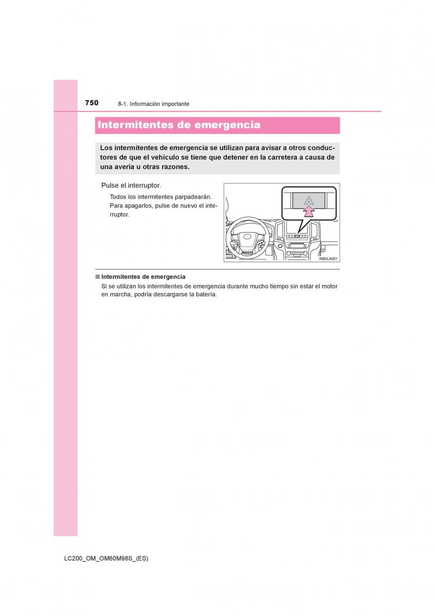 Toyota Land Cruiser J200 manual del propietario / page 750