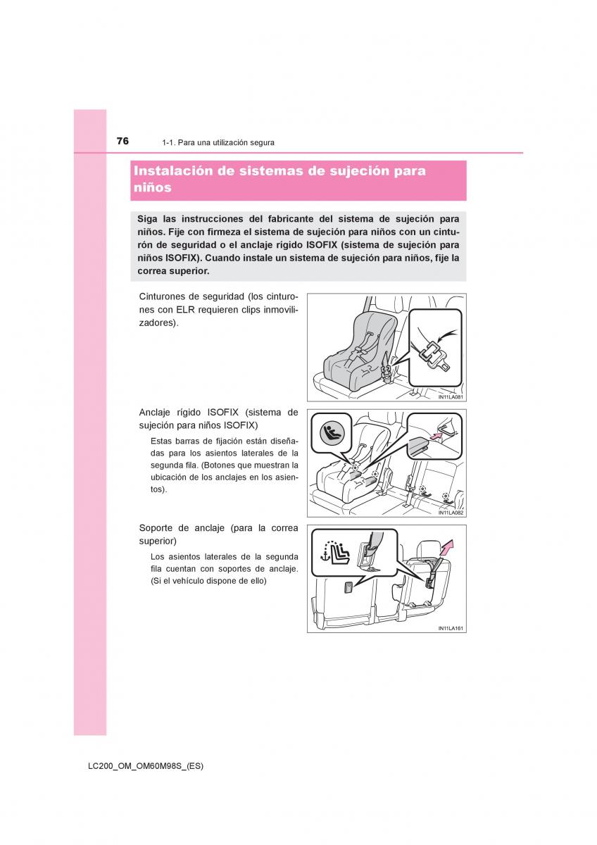 Toyota Land Cruiser J200 manual del propietario / page 76