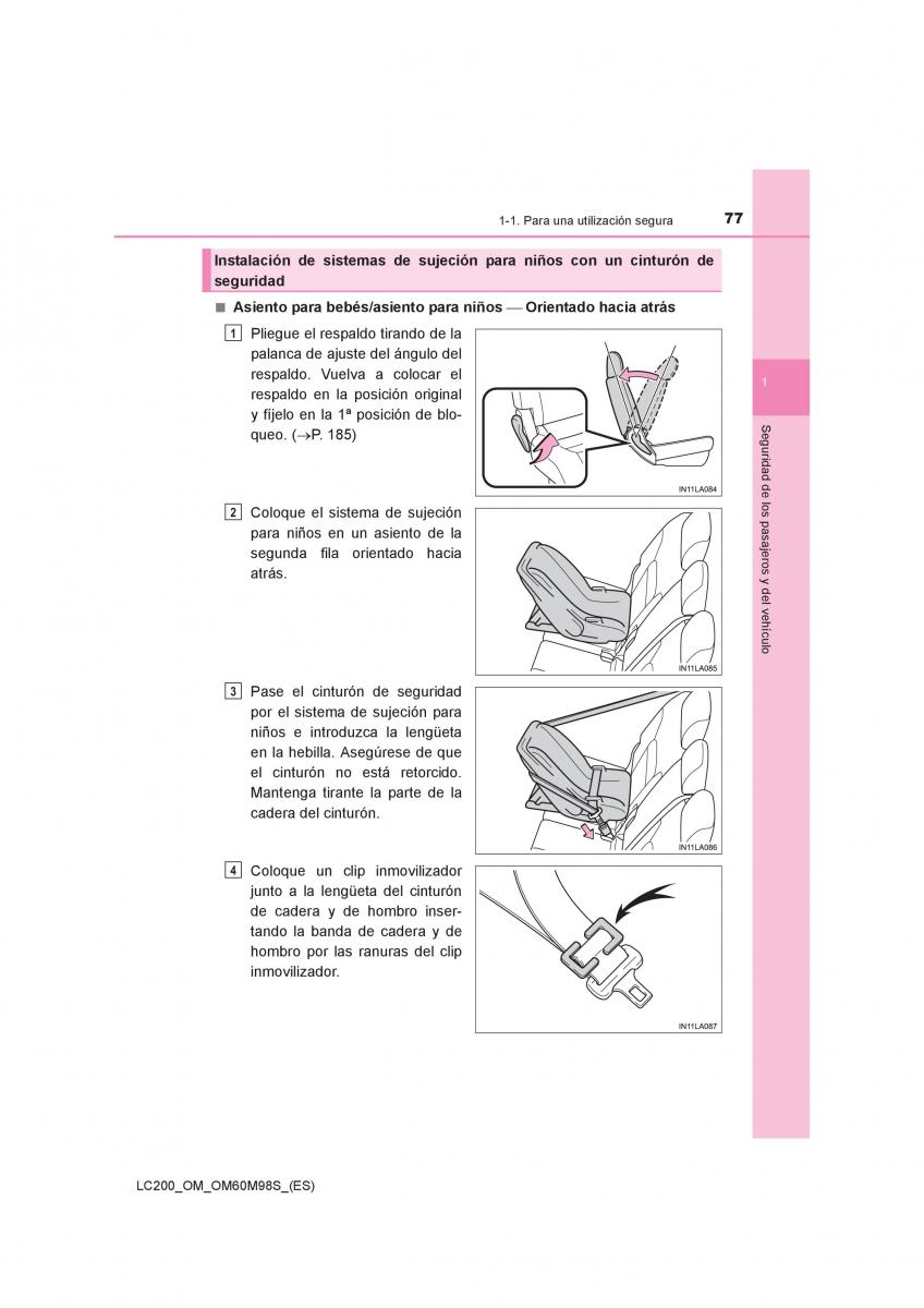 Toyota Land Cruiser J200 manual del propietario / page 77