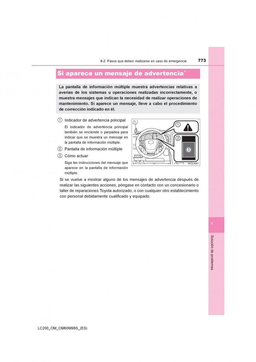 Toyota Land Cruiser J200 manual del propietario / page 773