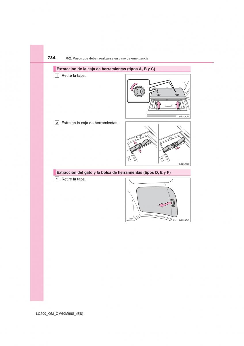 Toyota Land Cruiser J200 manual del propietario / page 784