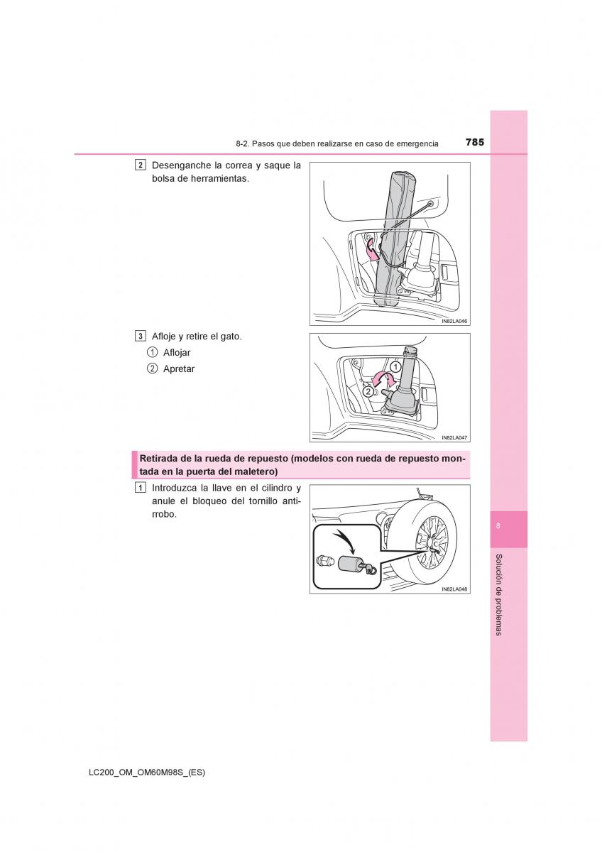 Toyota Land Cruiser J200 manual del propietario / page 785