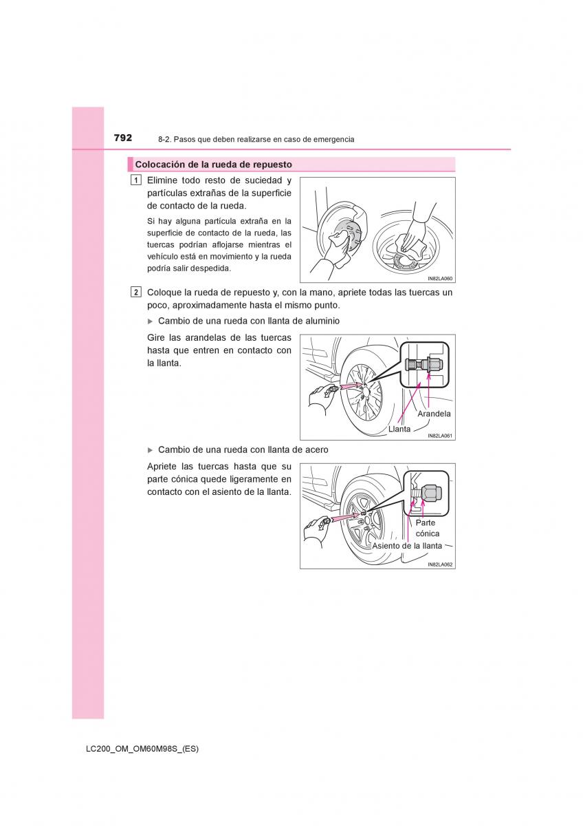 Toyota Land Cruiser J200 manual del propietario / page 792