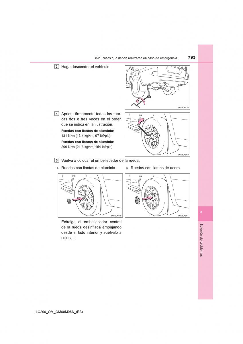 Toyota Land Cruiser J200 manual del propietario / page 793