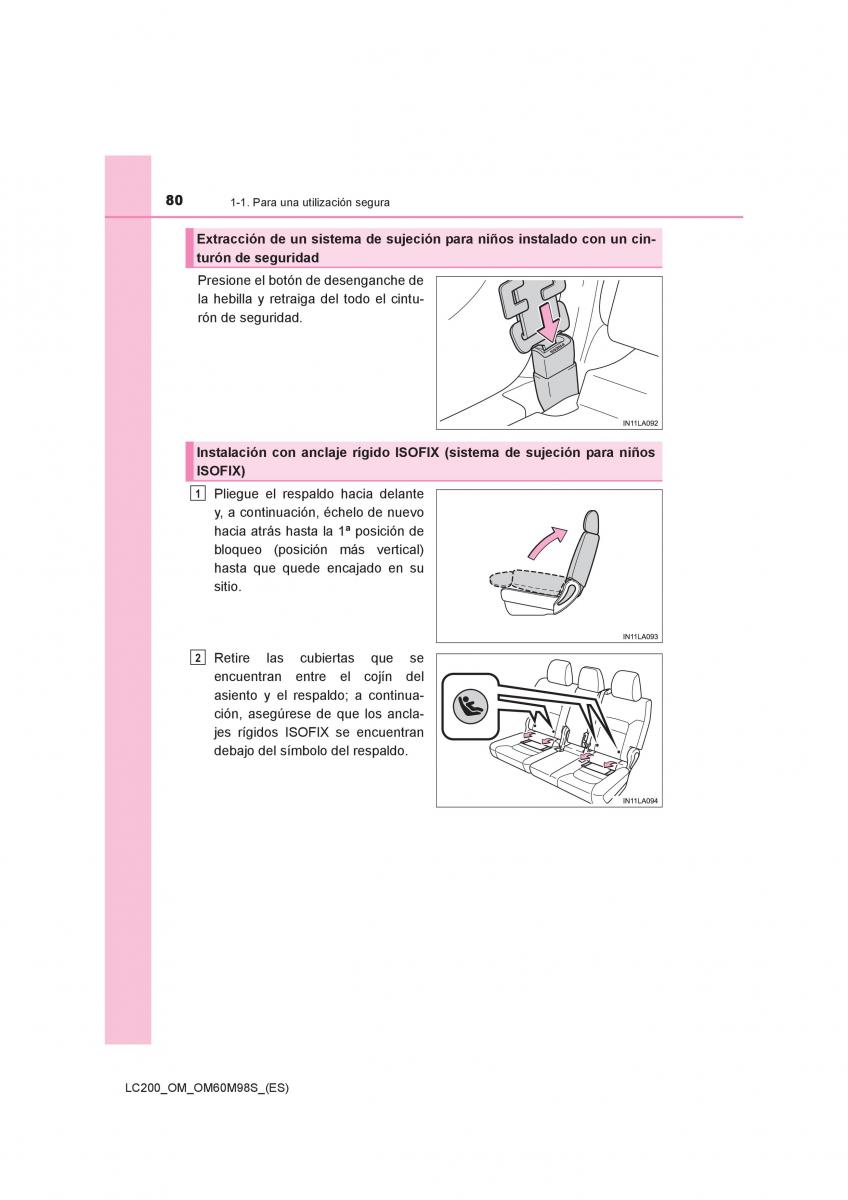 Toyota Land Cruiser J200 manual del propietario / page 80