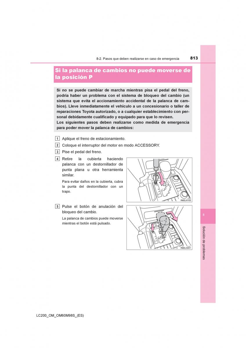 Toyota Land Cruiser J200 manual del propietario / page 813