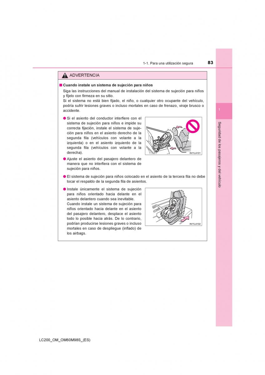 Toyota Land Cruiser J200 manual del propietario / page 83