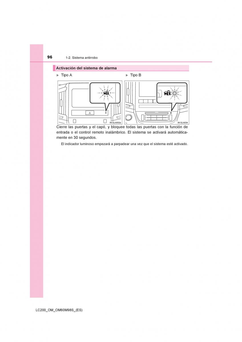 Toyota Land Cruiser J200 manual del propietario / page 96