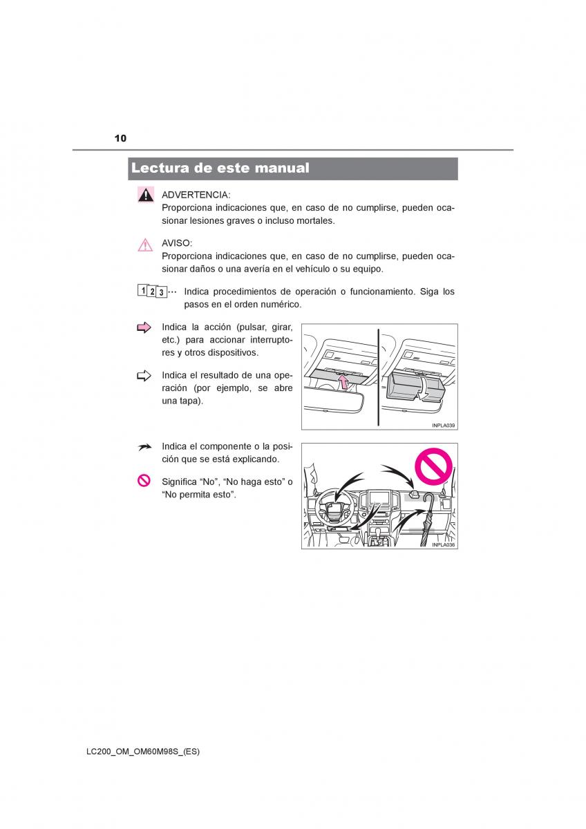 Toyota Land Cruiser J200 manual del propietario / page 10