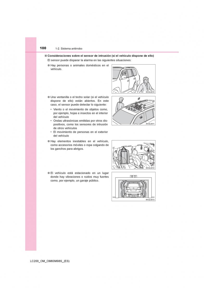 Toyota Land Cruiser J200 manual del propietario / page 100